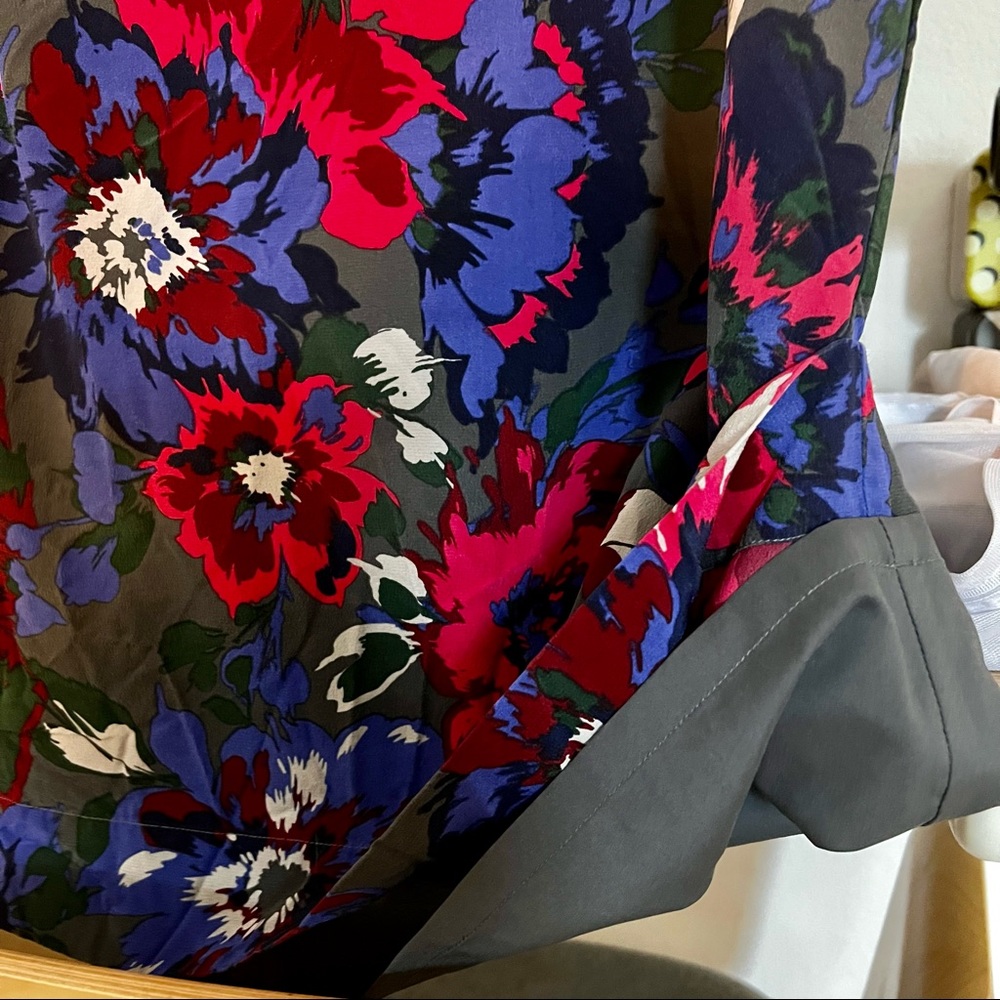 FOSSIL SILK SHIFT DRESS - Picture 5 of 6
